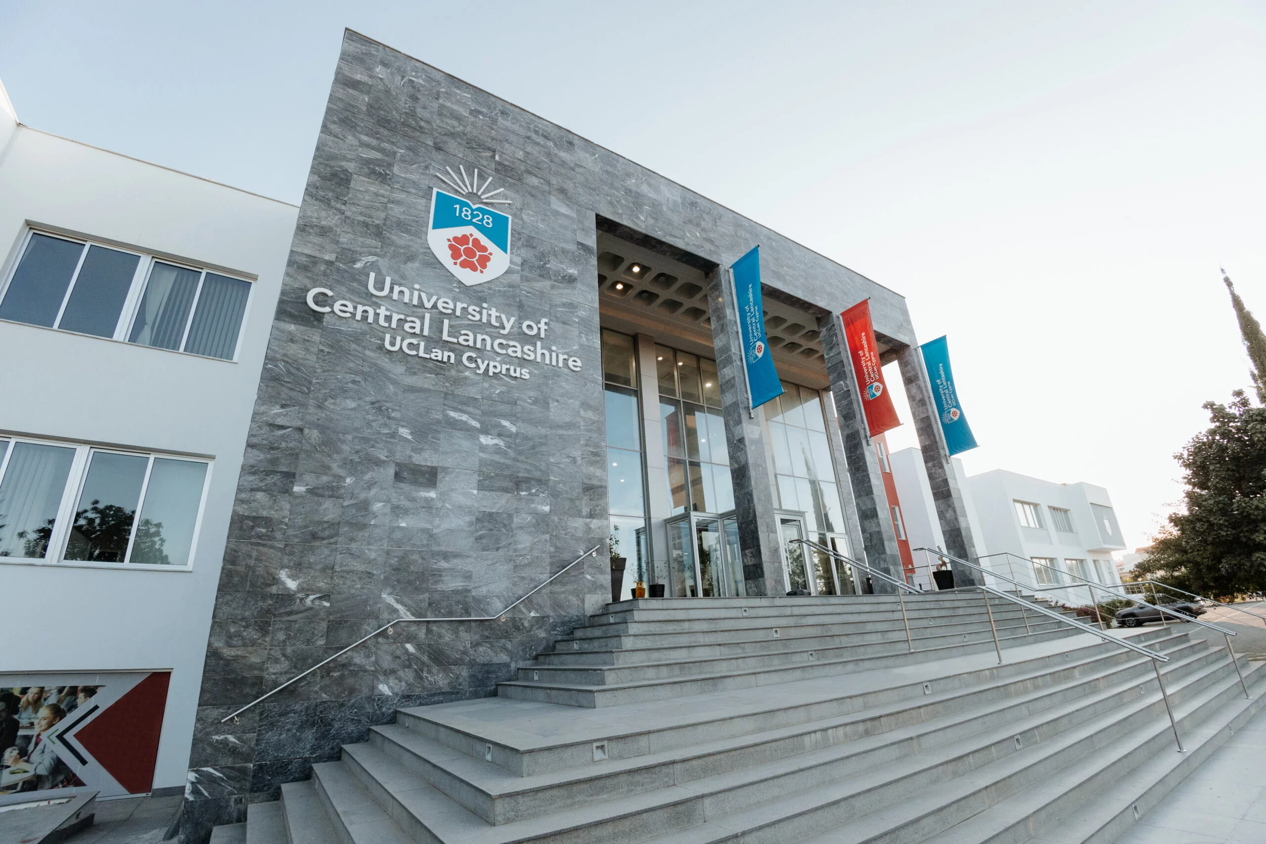 UCLan Cyprus main entrance building
